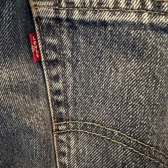 Levi's 550 Relaxed Fit Straight Blue Medium Wash Denim Jeans Mens Sz 44x32 - Picture 4 of 8